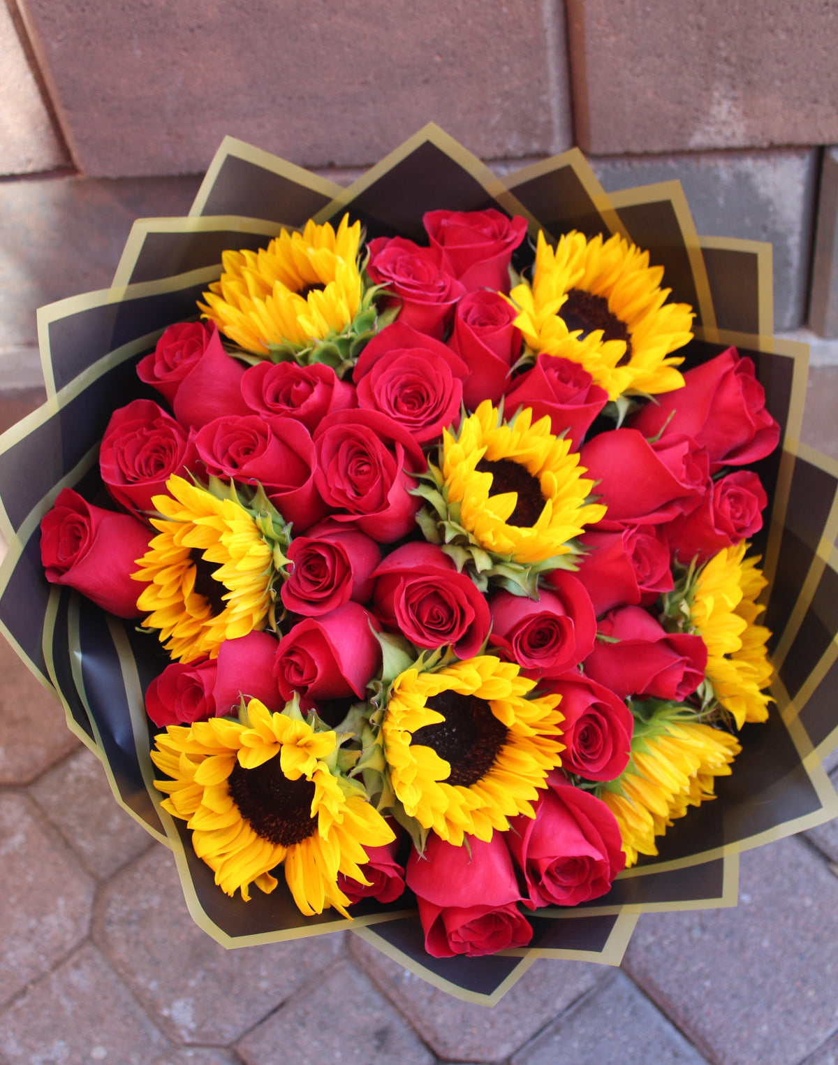 Roses + Sunflowers Bouquet