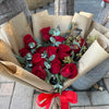 Array of Red Roses