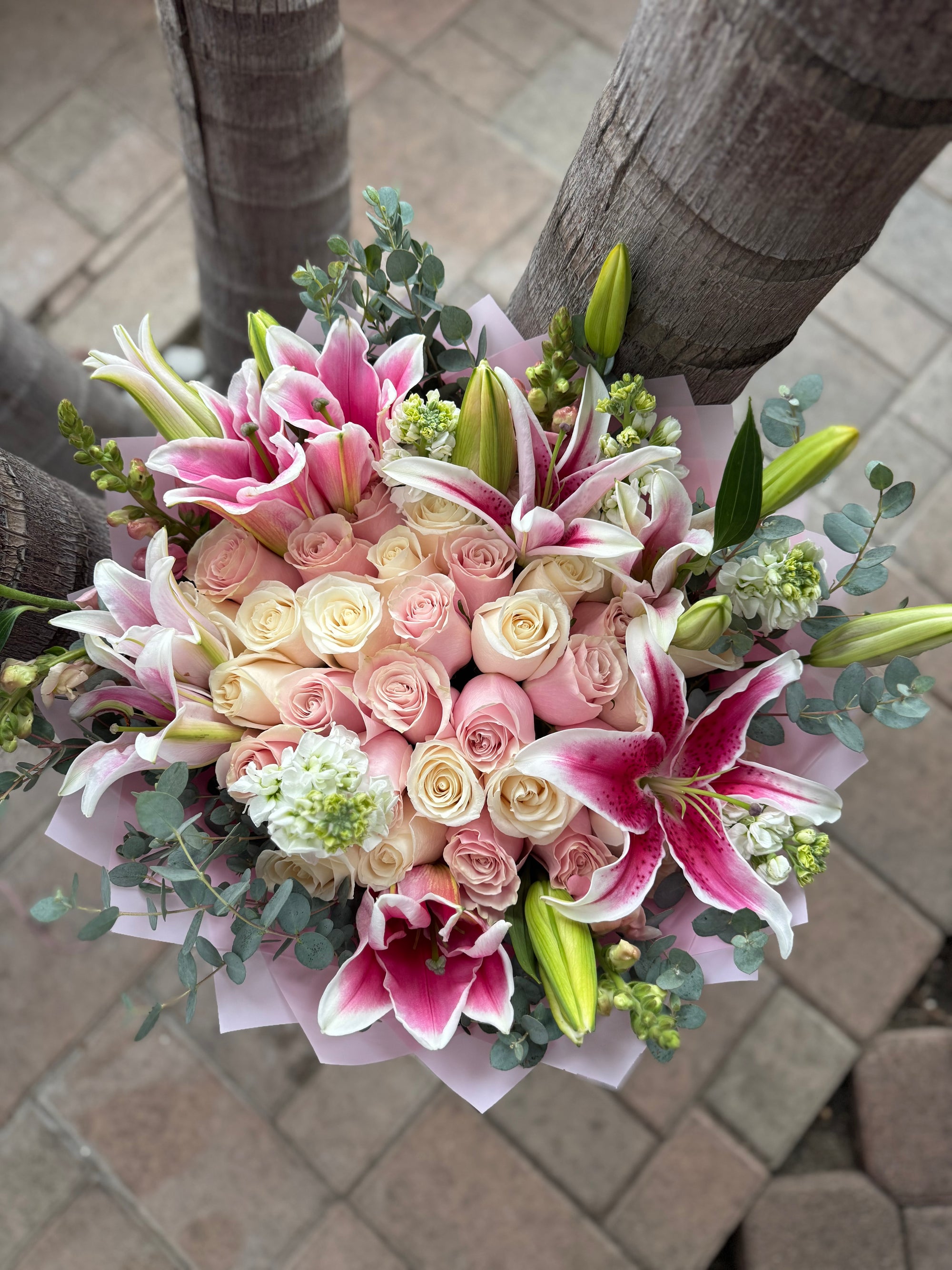 Roses + Lilies Bouquet