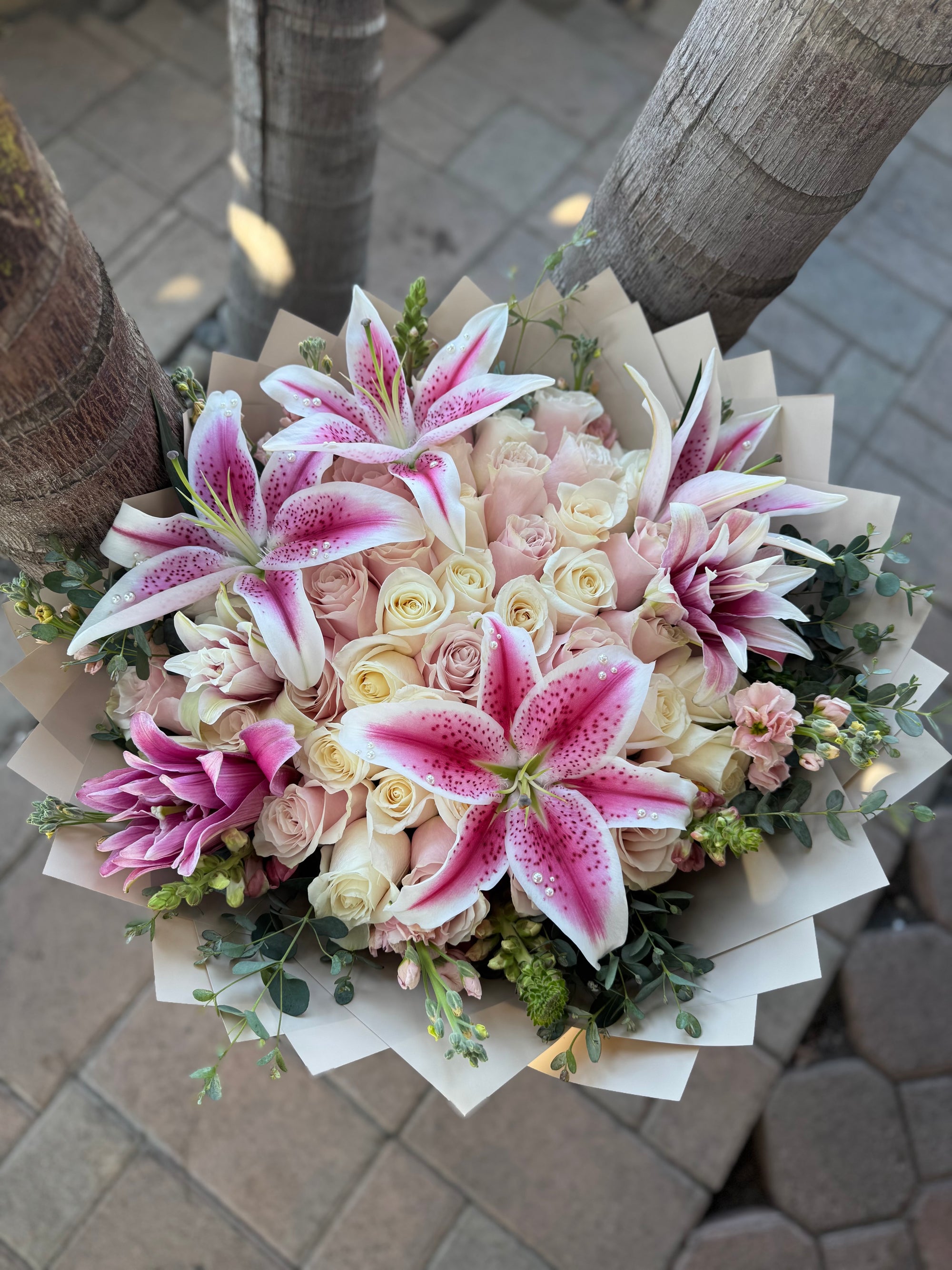 Roses + Lilies Bouquet