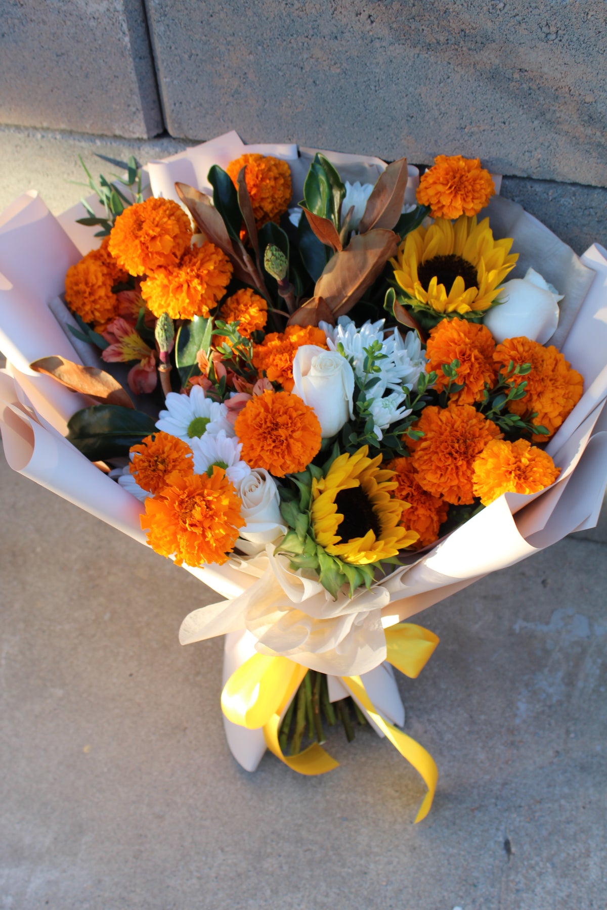 Cempasúchil Freestyle Bouquet